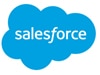 Logo von Salesforce.com ein internationaler Anbieter von Cloud-Computing-Lösungen für Unternehmen.