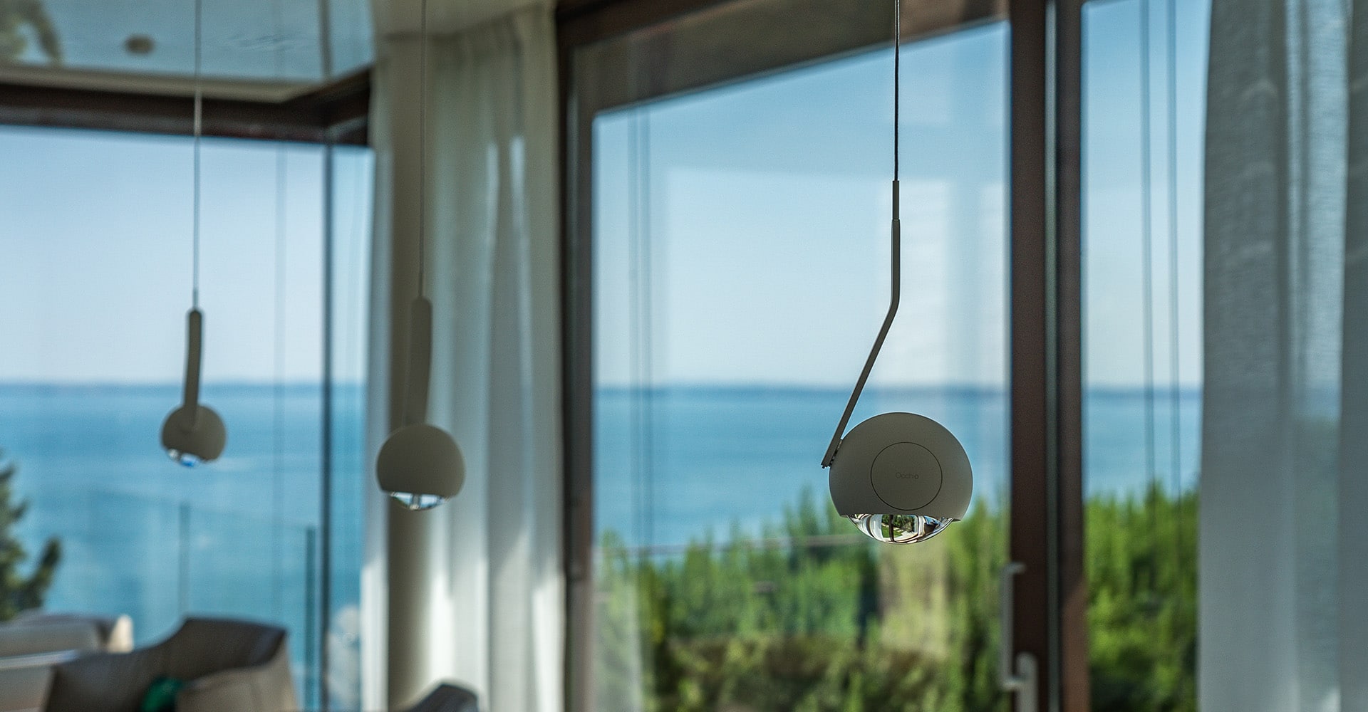 Lampen-Installation in einer Villa am Gardasee